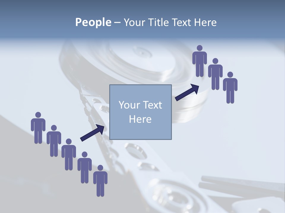 Dust Hard Hard Drive PowerPoint Template