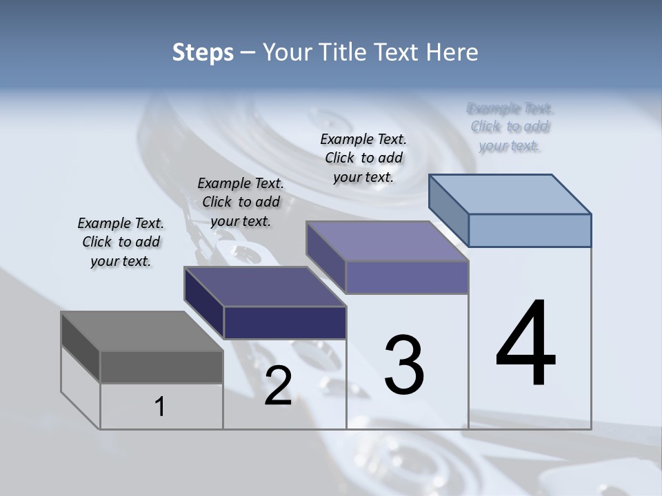 Dust Hard Hard Drive PowerPoint Template