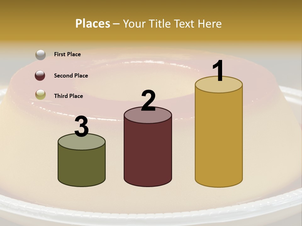 Plate Cotta Sweet PowerPoint Template