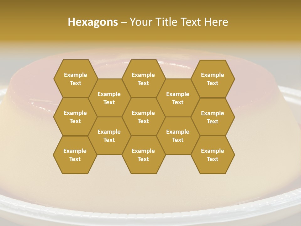 Plate Cotta Sweet PowerPoint Template