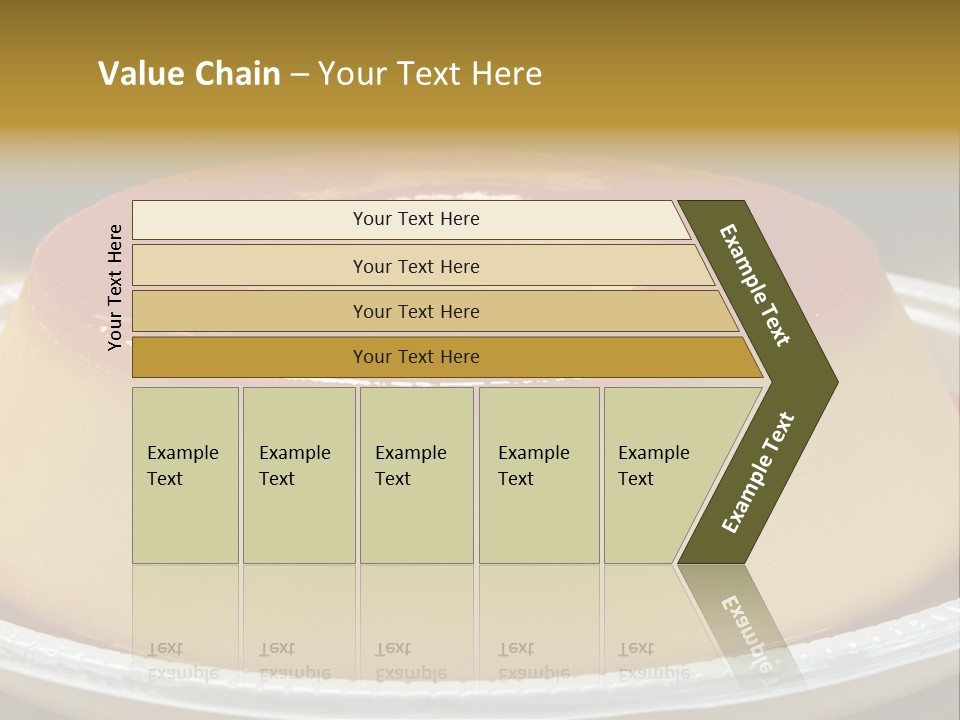 Plate Cotta Sweet PowerPoint Template