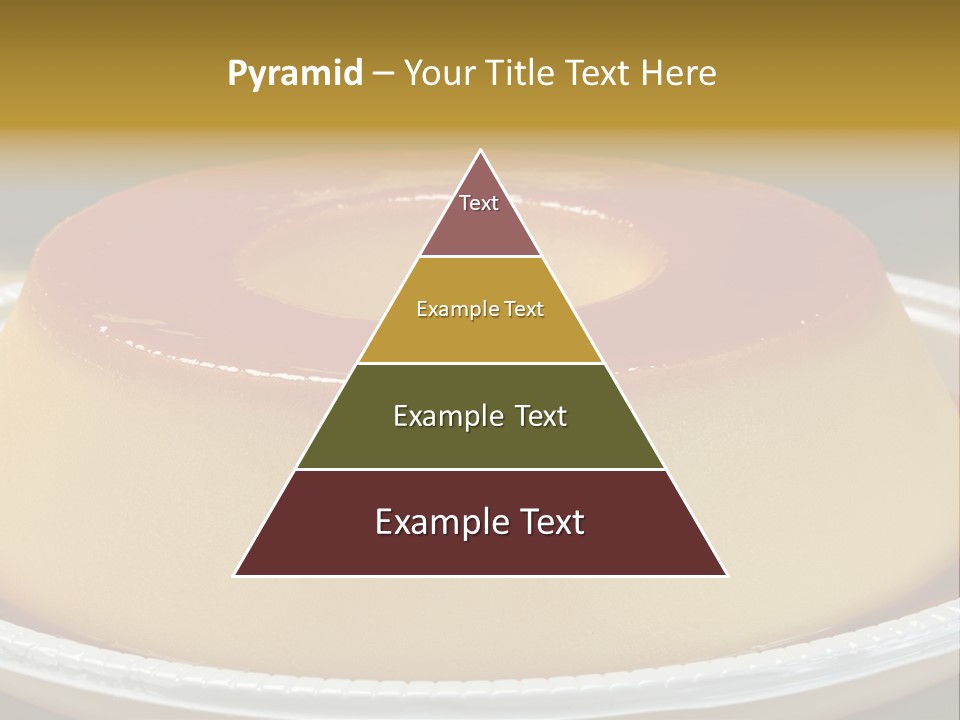 Plate Cotta Sweet PowerPoint Template