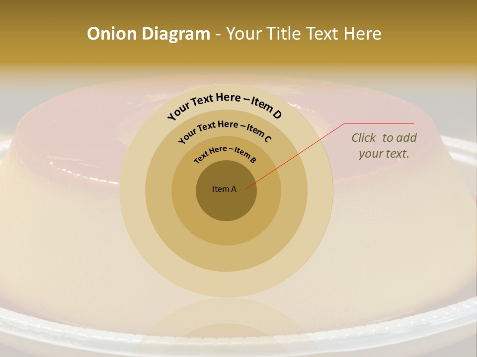 Plate Cotta Sweet PowerPoint Template