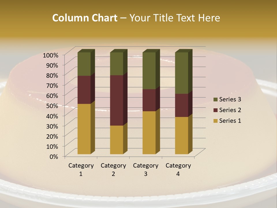 Plate Cotta Sweet PowerPoint Template