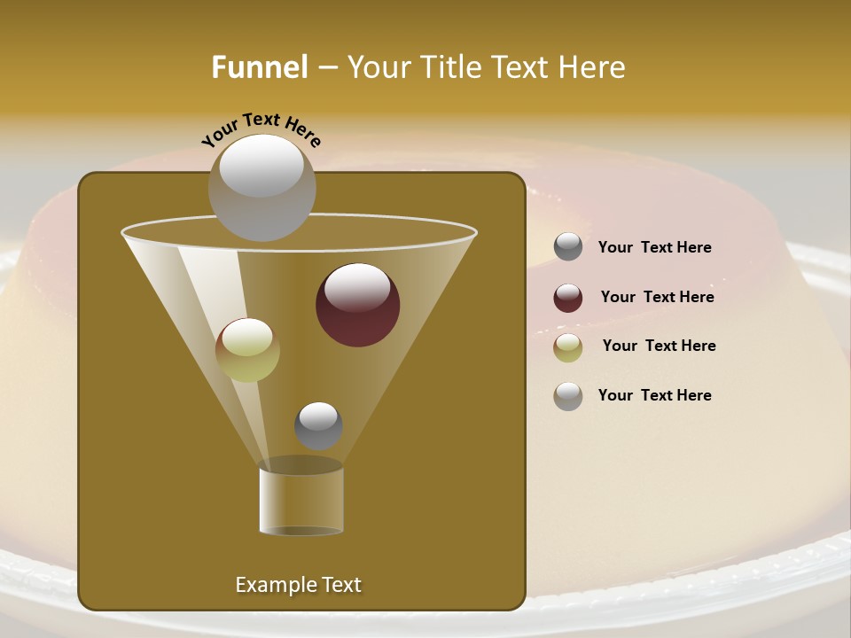 Plate Cotta Sweet PowerPoint Template