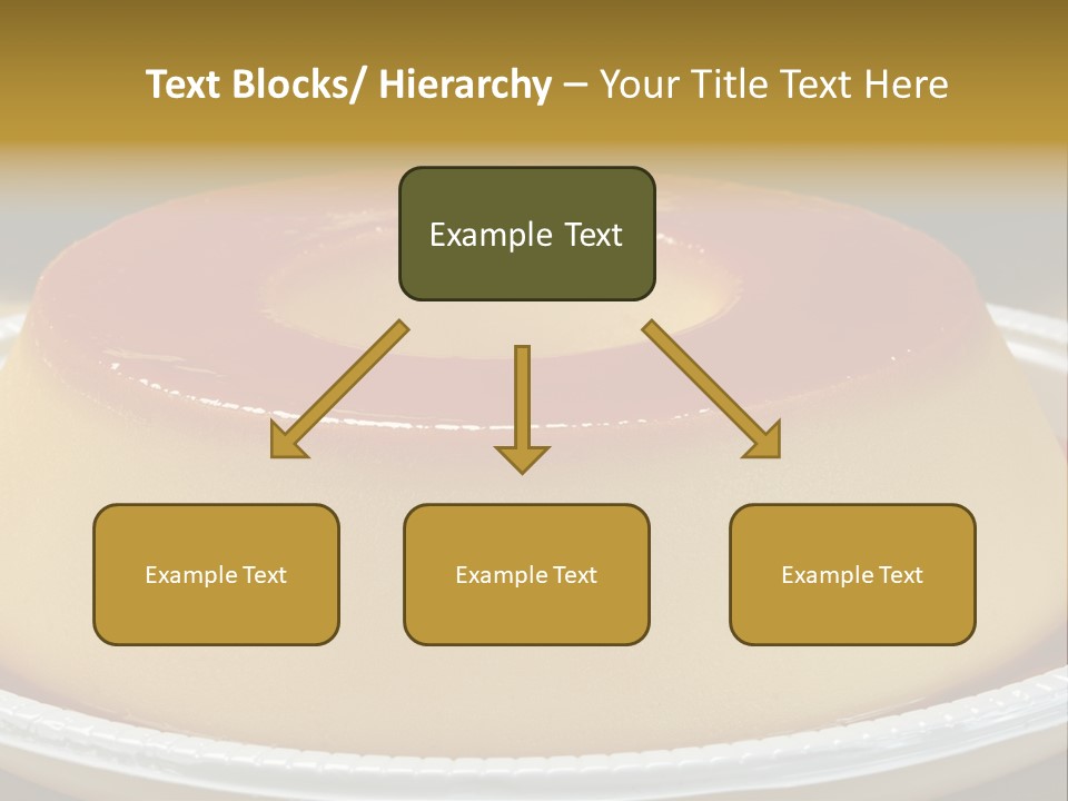 Plate Cotta Sweet PowerPoint Template