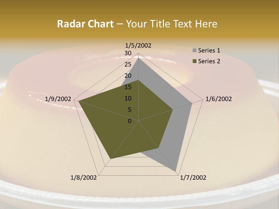 Plate Cotta Sweet PowerPoint Template