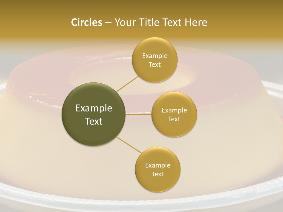 Plate Cotta Sweet PowerPoint Template