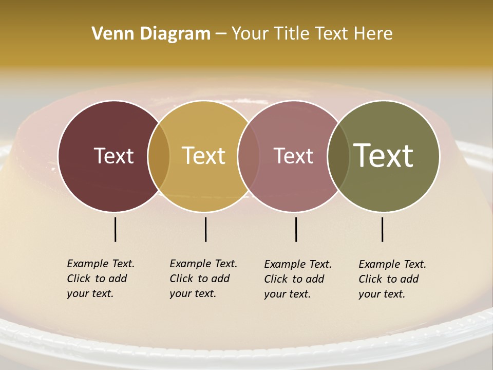 Plate Cotta Sweet PowerPoint Template