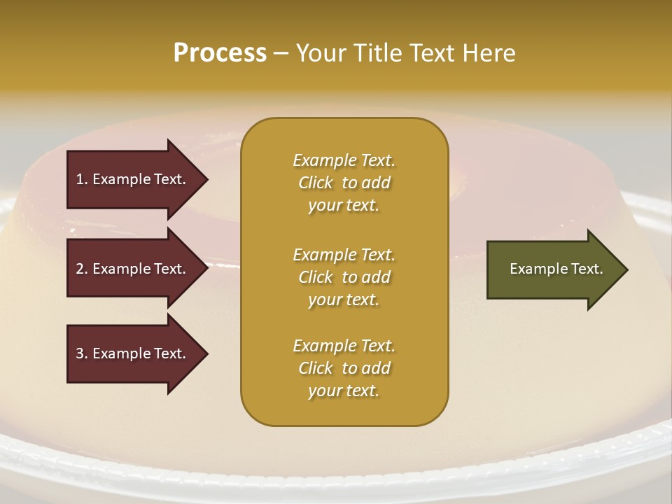 Plate Cotta Sweet PowerPoint Template
