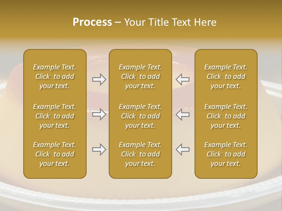 Plate Cotta Sweet PowerPoint Template