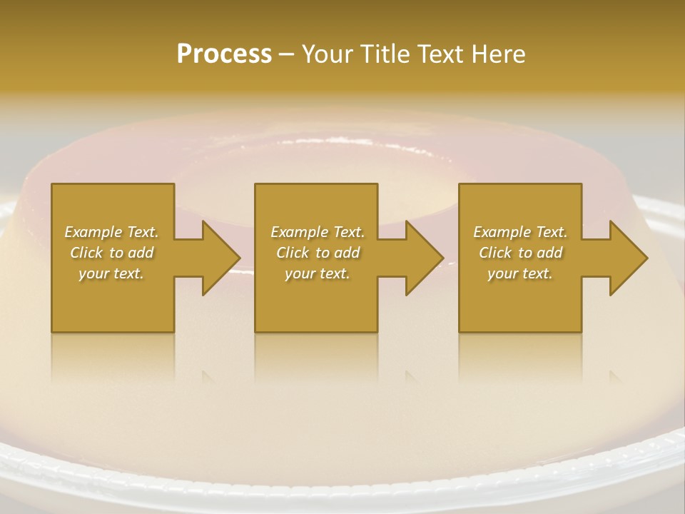 Plate Cotta Sweet PowerPoint Template