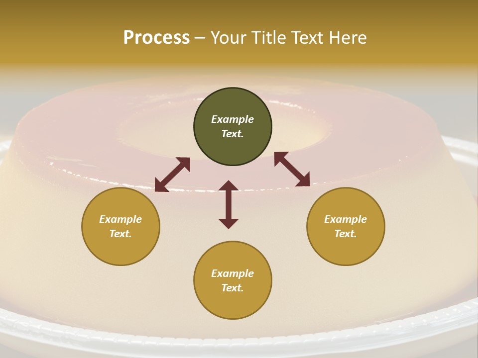Plate Cotta Sweet PowerPoint Template