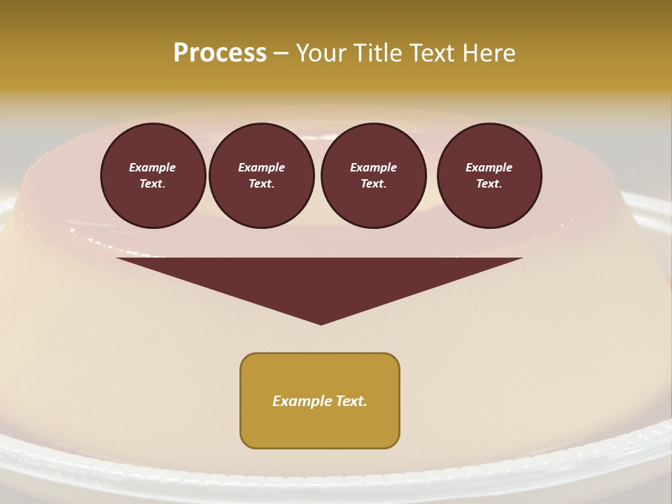 Plate Cotta Sweet PowerPoint Template