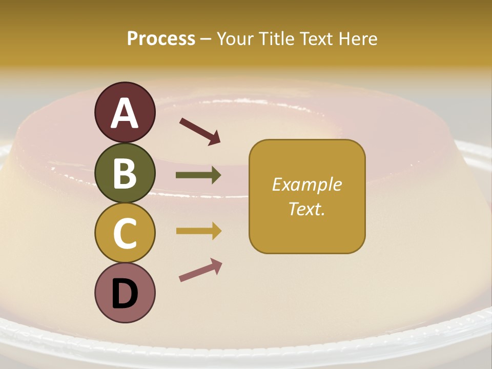 Plate Cotta Sweet PowerPoint Template