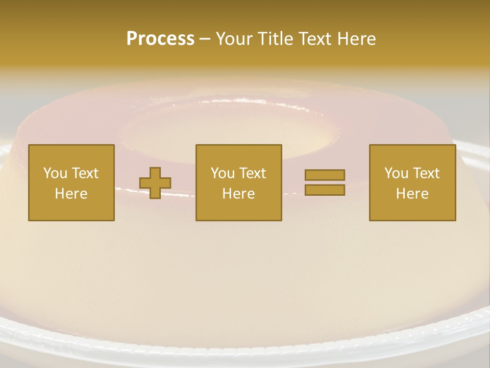 Plate Cotta Sweet PowerPoint Template
