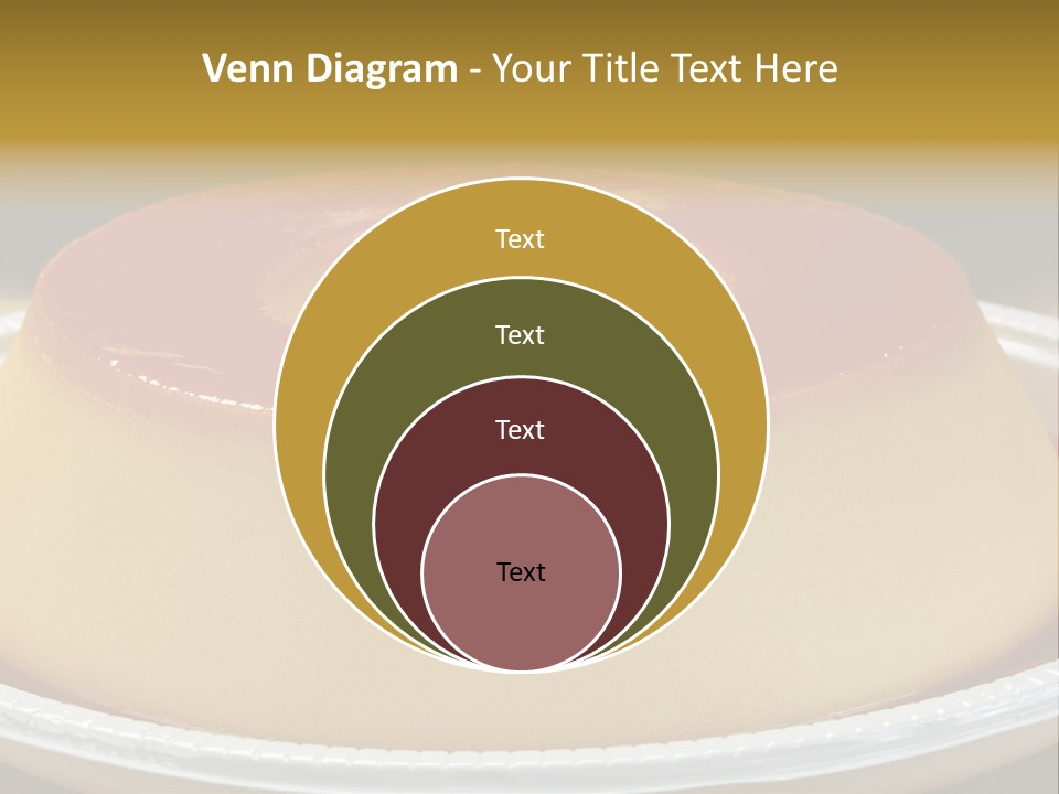 Plate Cotta Sweet PowerPoint Template