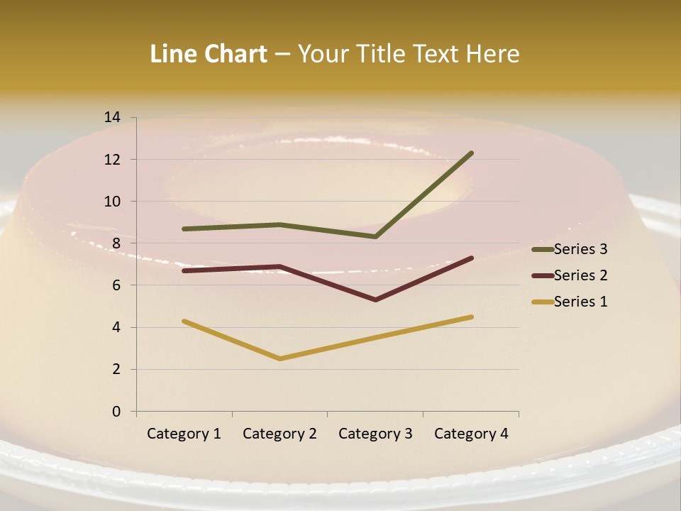 Plate Cotta Sweet PowerPoint Template