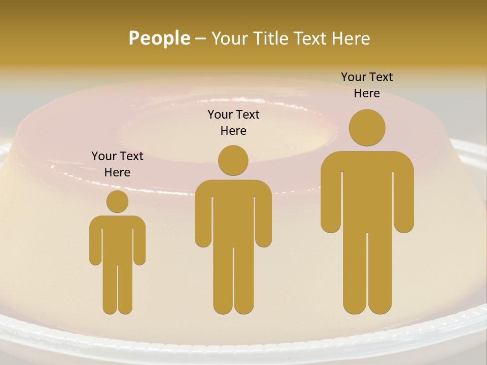 Plate Cotta Sweet PowerPoint Template