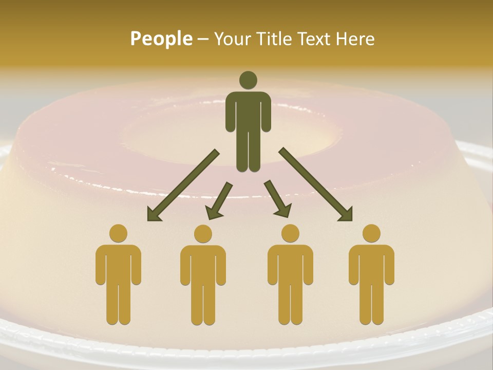 Plate Cotta Sweet PowerPoint Template