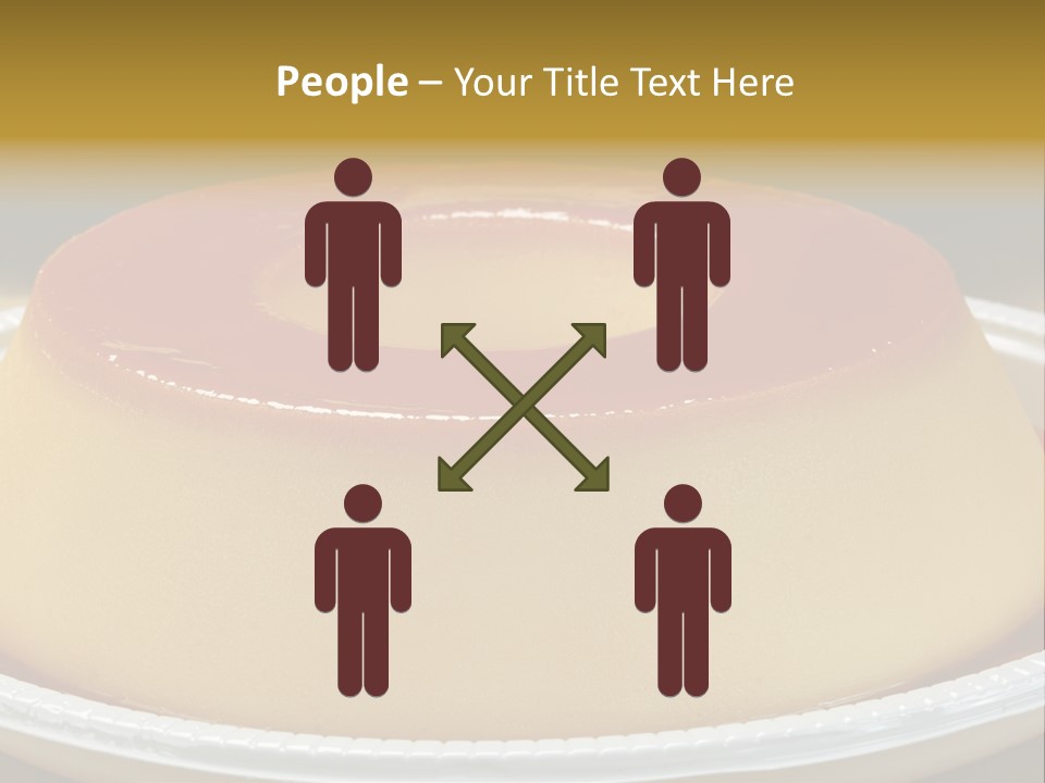 Plate Cotta Sweet PowerPoint Template