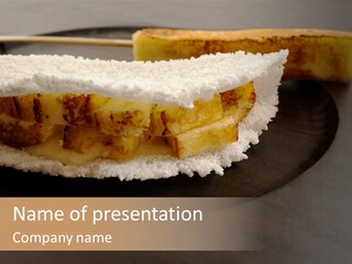 Typical Pancakes Food PowerPoint Template