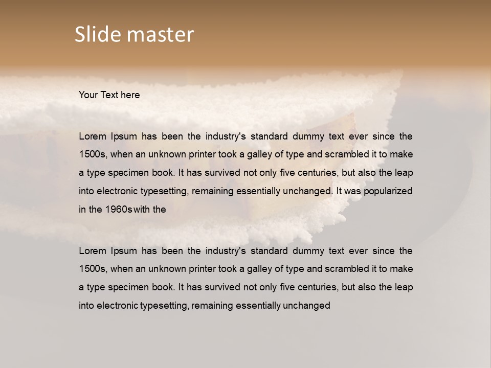 Typical Pancakes Food PowerPoint Template