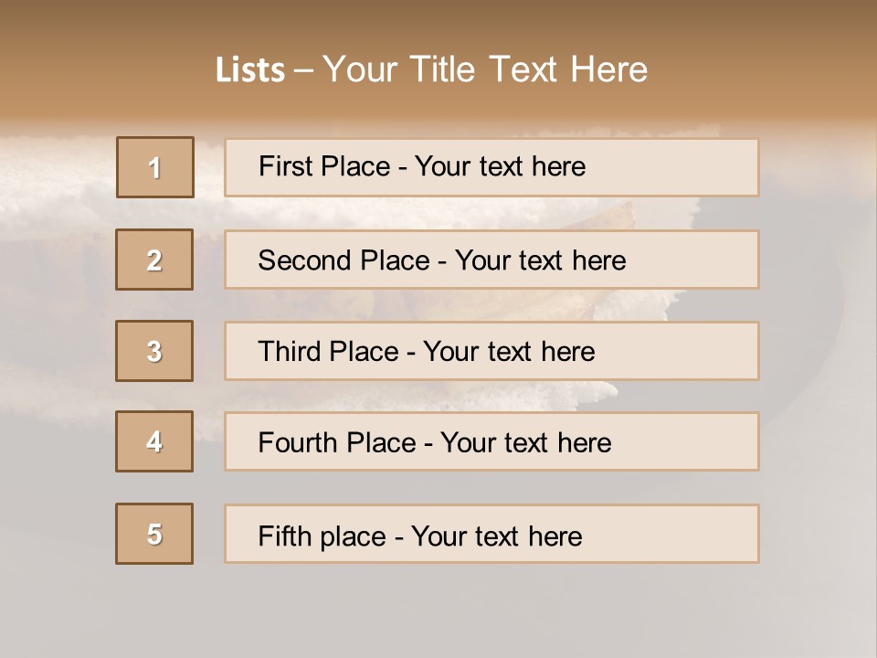 Typical Pancakes Food PowerPoint Template