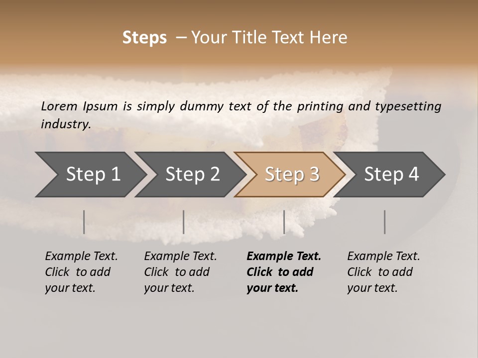 Typical Pancakes Food PowerPoint Template