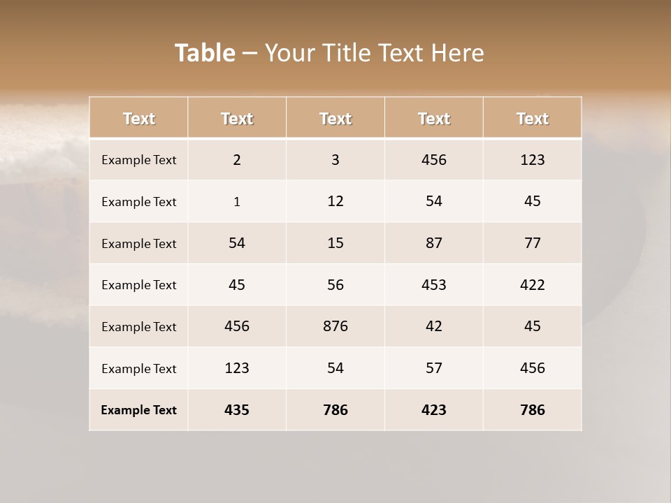 Typical Pancakes Food PowerPoint Template