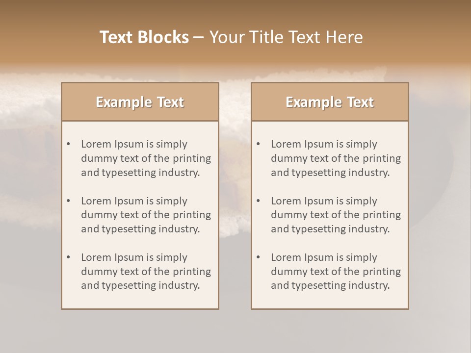Typical Pancakes Food PowerPoint Template