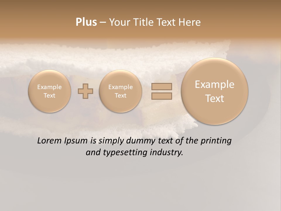 Typical Pancakes Food PowerPoint Template
