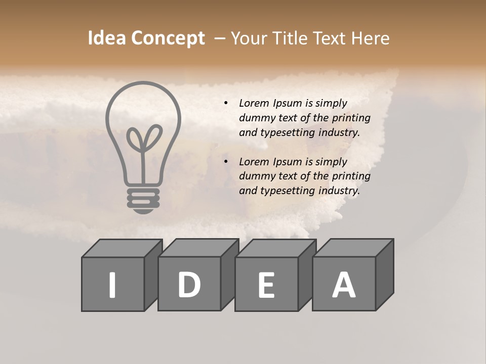 Typical Pancakes Food PowerPoint Template