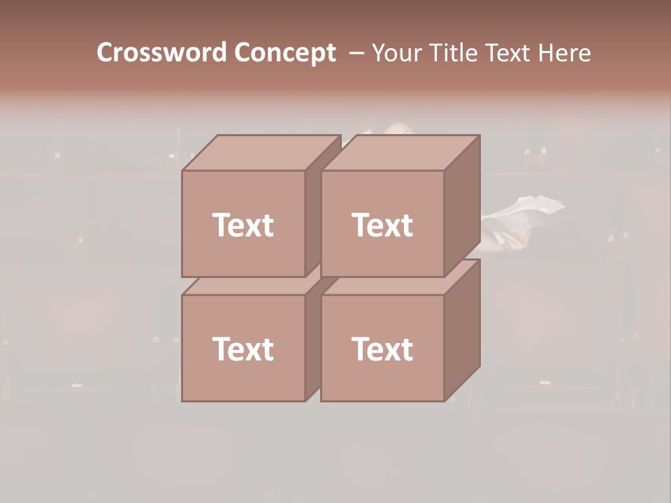 Pensive Seat Audition PowerPoint Template