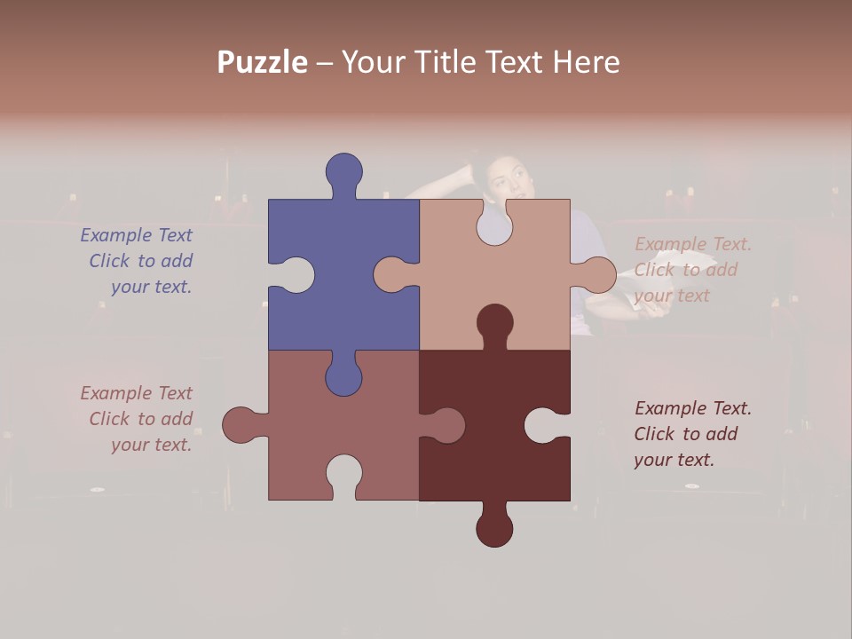 Pensive Seat Audition PowerPoint Template