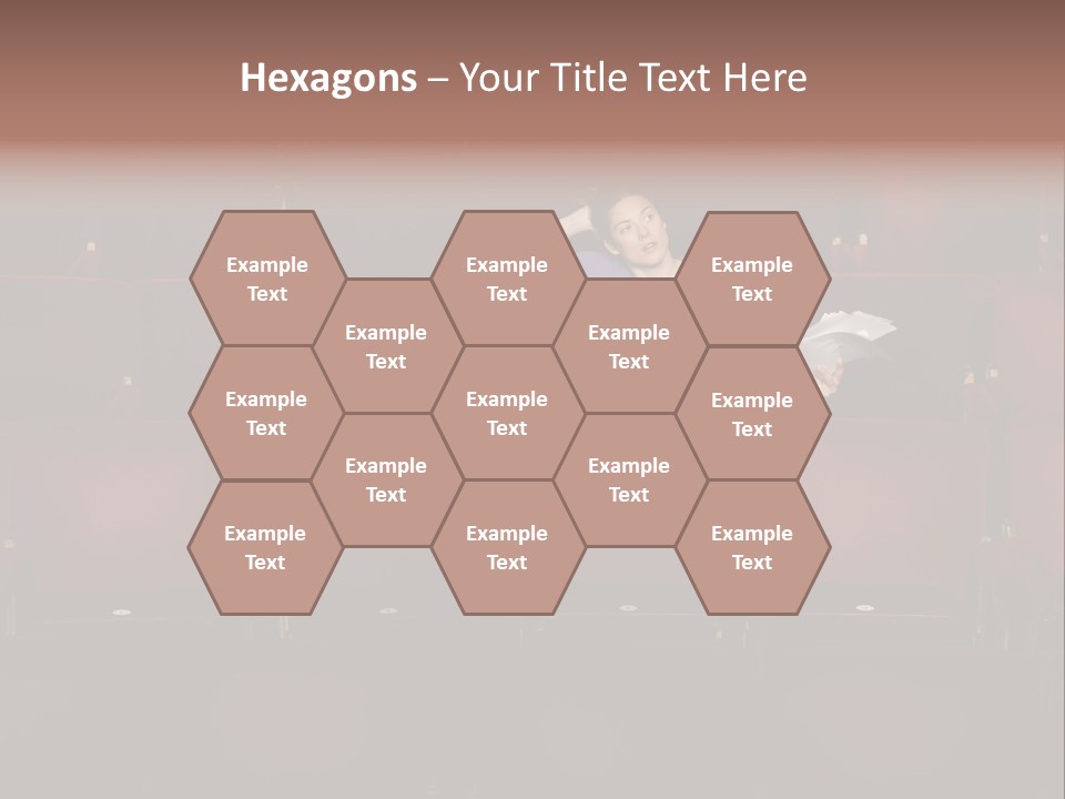 Pensive Seat Audition PowerPoint Template