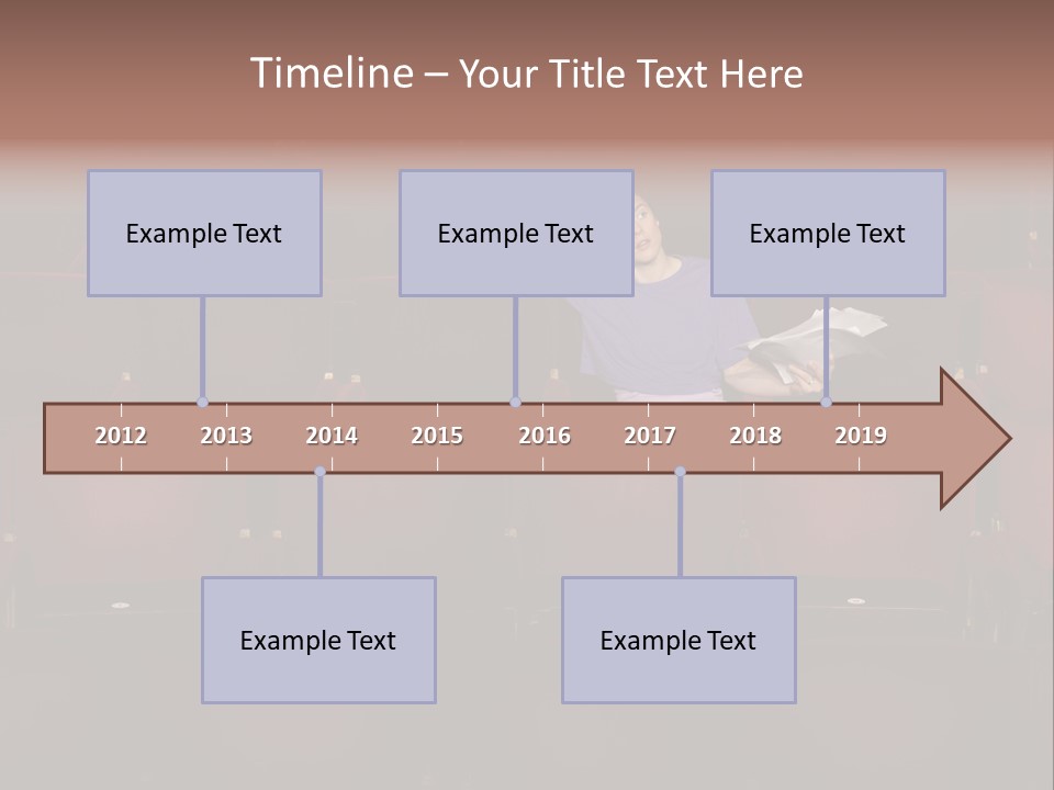 Pensive Seat Audition PowerPoint Template