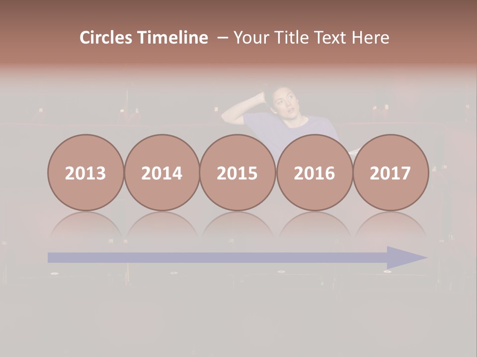 Pensive Seat Audition PowerPoint Template