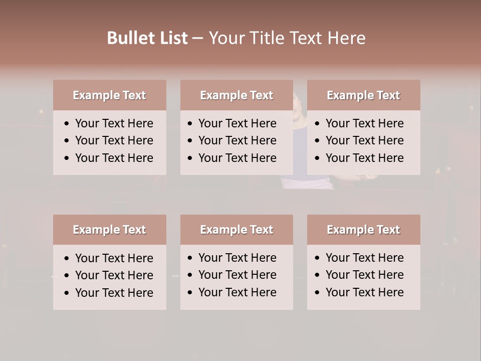 Pensive Seat Audition PowerPoint Template