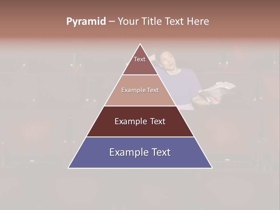 Pensive Seat Audition PowerPoint Template