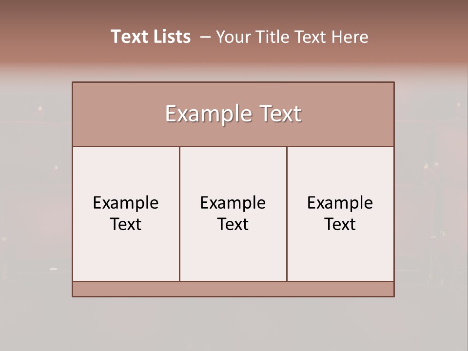 Pensive Seat Audition PowerPoint Template