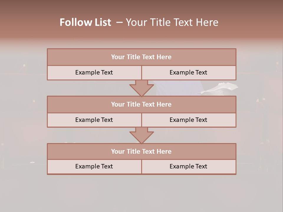 Pensive Seat Audition PowerPoint Template