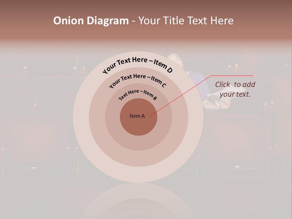 Pensive Seat Audition PowerPoint Template