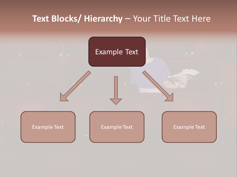 Pensive Seat Audition PowerPoint Template