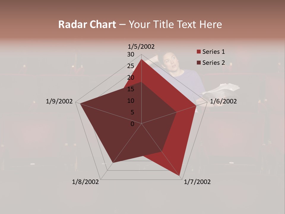 Pensive Seat Audition PowerPoint Template