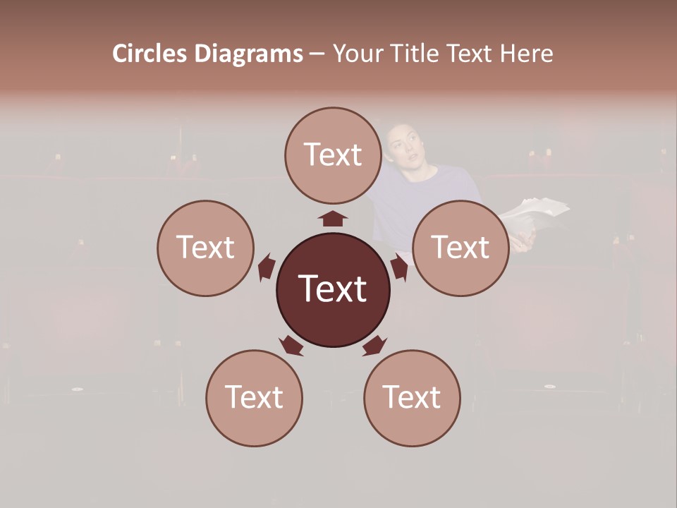 Pensive Seat Audition PowerPoint Template