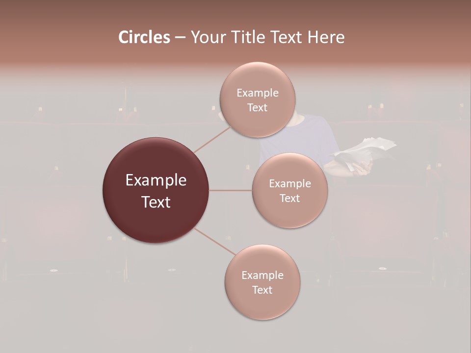 Pensive Seat Audition PowerPoint Template