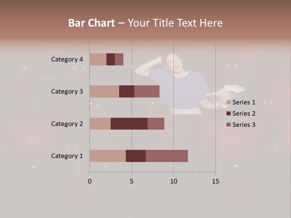 Pensive Seat Audition PowerPoint Template