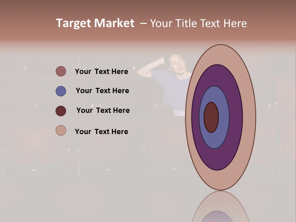 Pensive Seat Audition PowerPoint Template