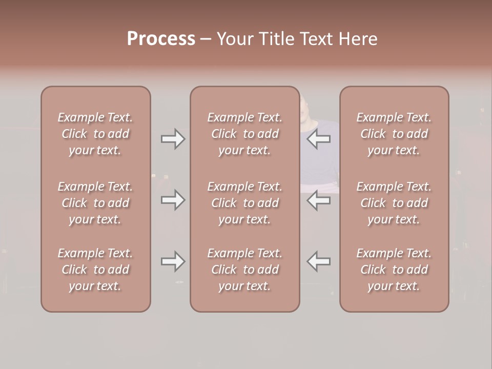 Pensive Seat Audition PowerPoint Template